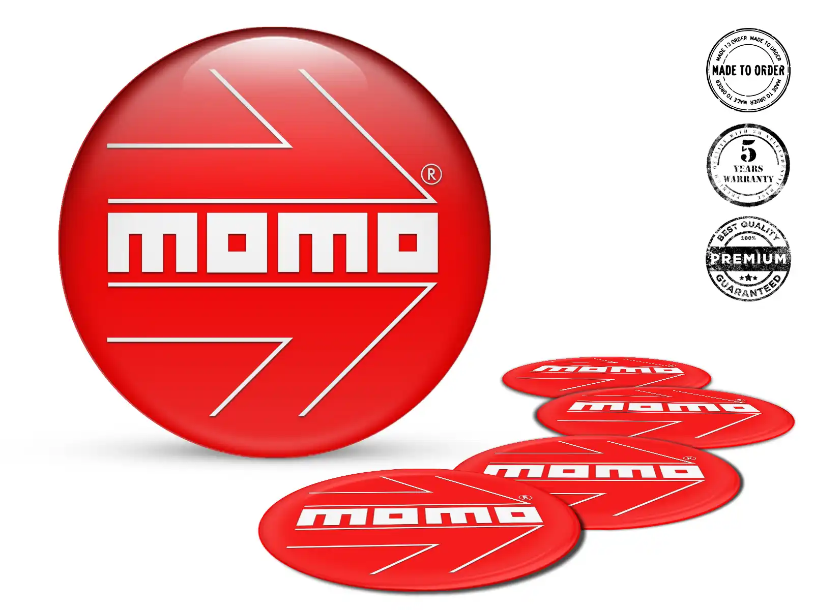 Momo Pegatina de Cúpula Edición Etiquetas de Autos Alta Calidad